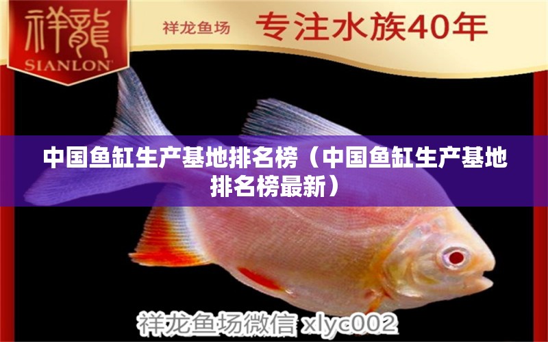 中国鱼缸生产基地排名榜（中国鱼缸生产基地排名榜最新） 豹纹夫鱼苗