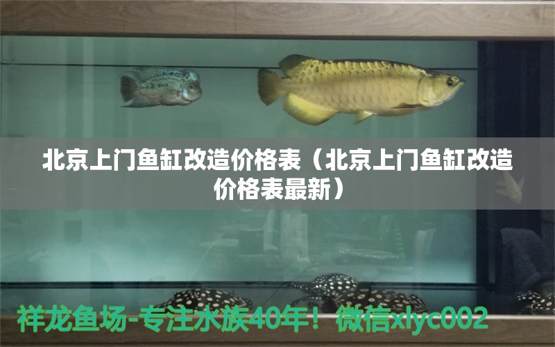 北京上门鱼缸改造价格表（北京上门鱼缸改造价格表最新） 观赏鱼市场（混养鱼）