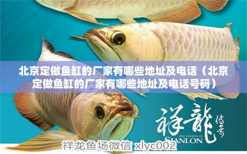 北京定做鱼缸的厂家有哪些地址及电话（北京定做鱼缸的厂家有哪些地址及电话号码）