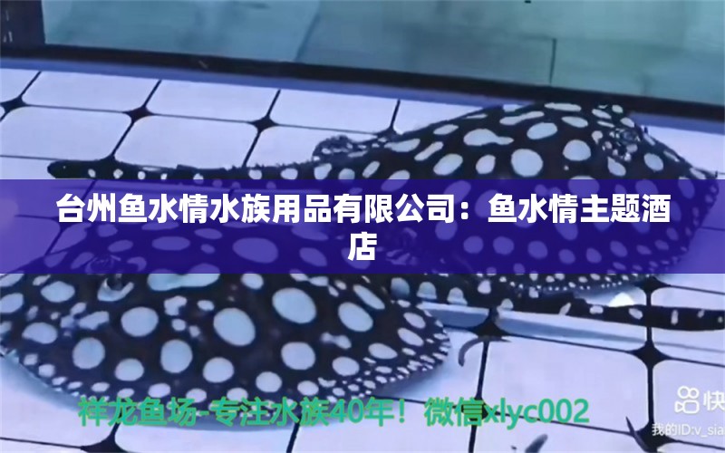 台州鱼水情水族用品有限公司：鱼水情主题酒店 水族用品