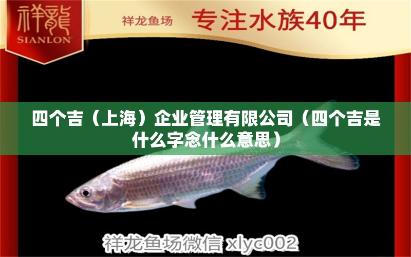 四个吉（上海）企业管理有限公司（四个吉是什么字念什么意思） 全国水族馆企业名录