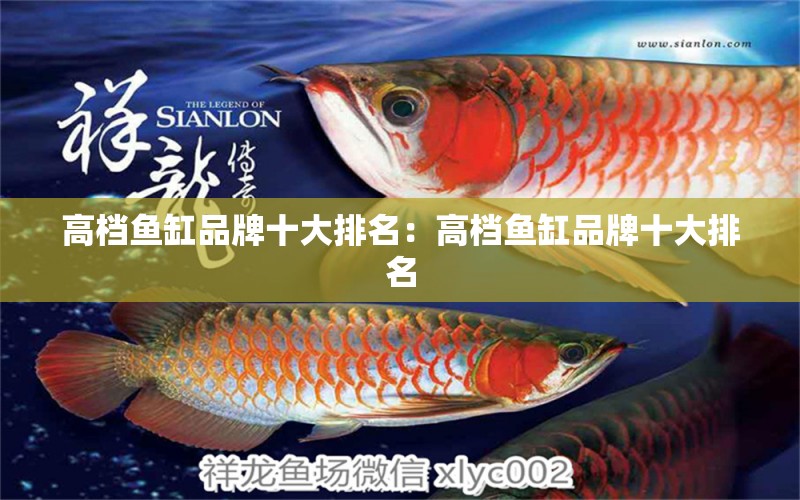 高档鱼缸品牌十大排名：高档鱼缸品牌十大排名 广州龙鱼批发市场