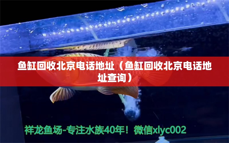 鱼缸回收北京电话地址（鱼缸回收北京电话地址查询）