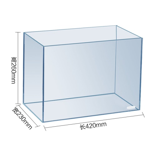 森森（SUNSUN）超白桌面小鱼缸生态玻璃缸水草缸客厅造景金鱼缸长方形HWK:420P裸缸（420230260mm） 水草 第1张