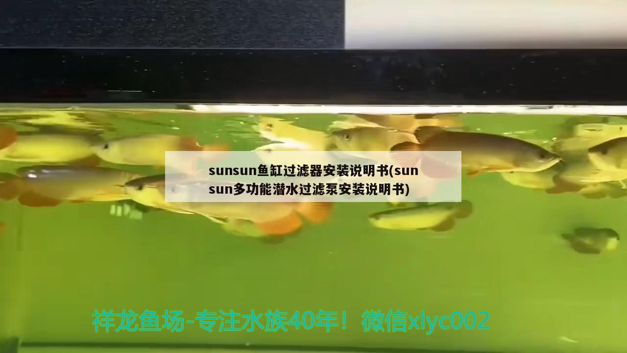 sunsun鱼缸过滤器安装说明书(sunsun多功能潜水过滤泵安装说明书) 海象鱼