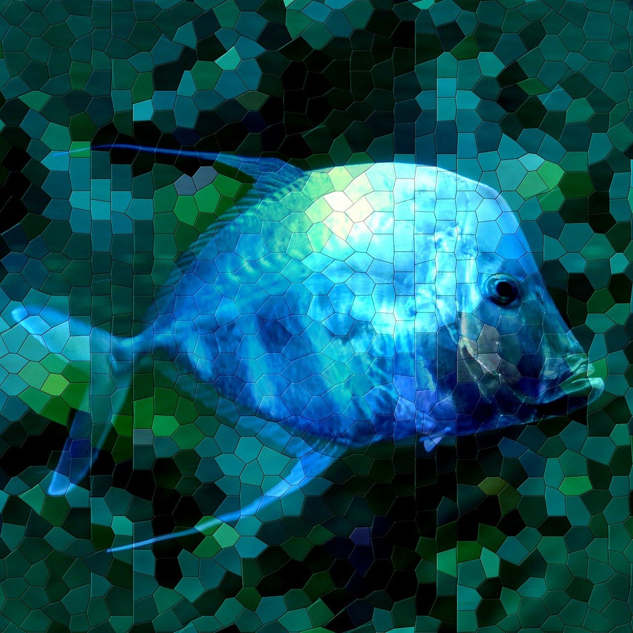 蓝底金龙鱼发色过程图（蓝底金龙鱼用什么灯光照利于发色）