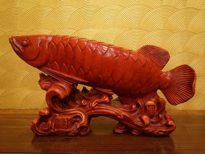 金龙鱼木雕含义是什么