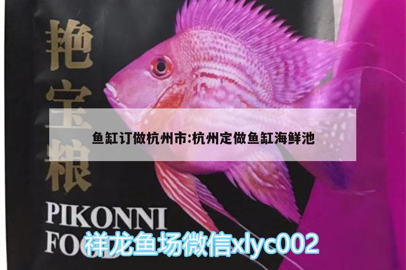 鱼缸订做杭州市:杭州定做鱼缸海鲜池 新加坡号半红龙鱼（练手级红龙鱼）