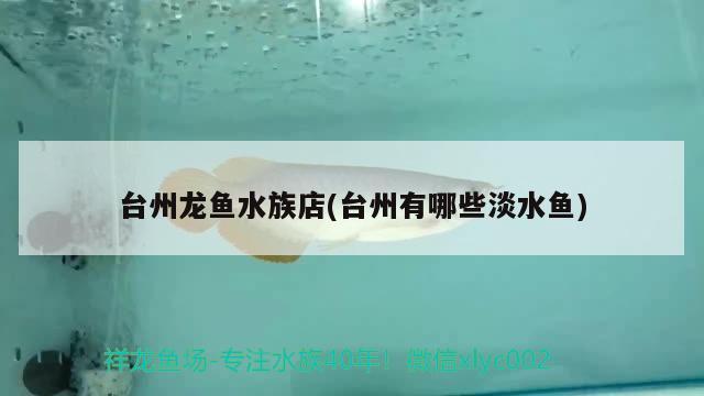 台州龙鱼水族店(台州有哪些淡水鱼)